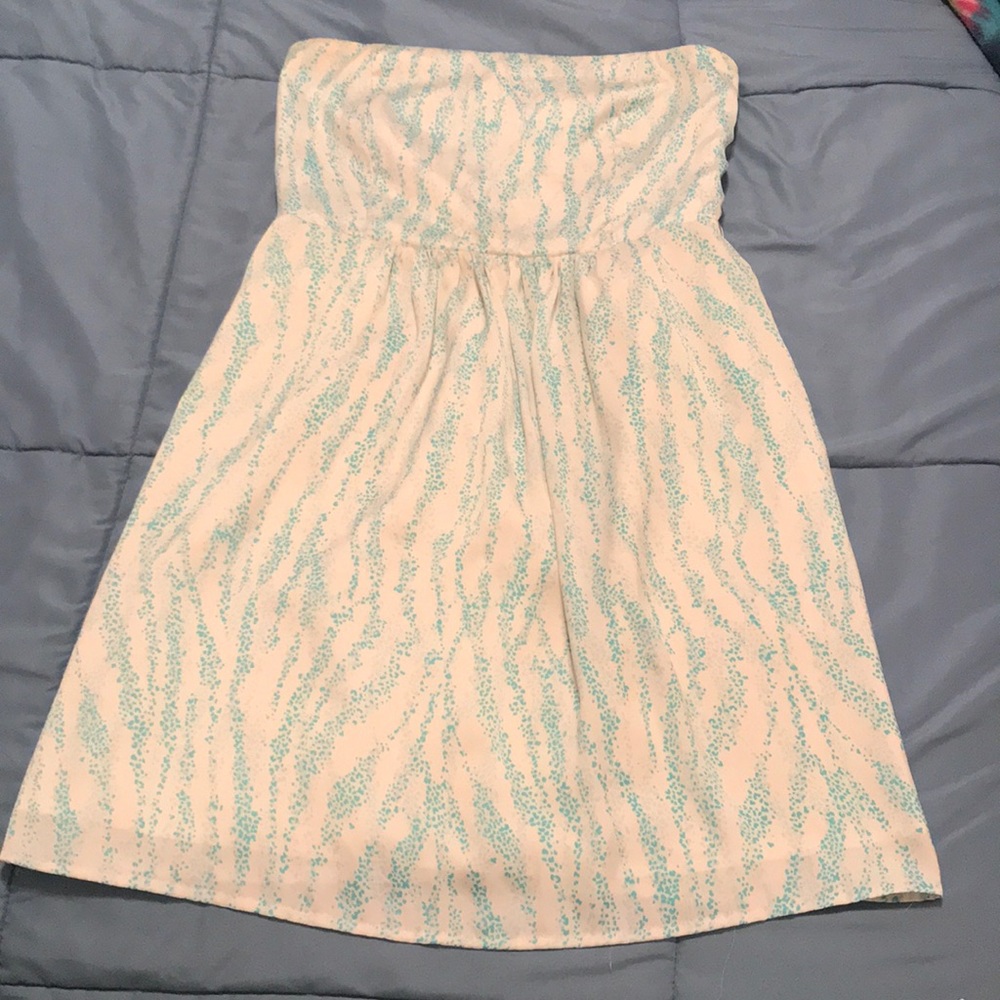 MNG strapless dress
